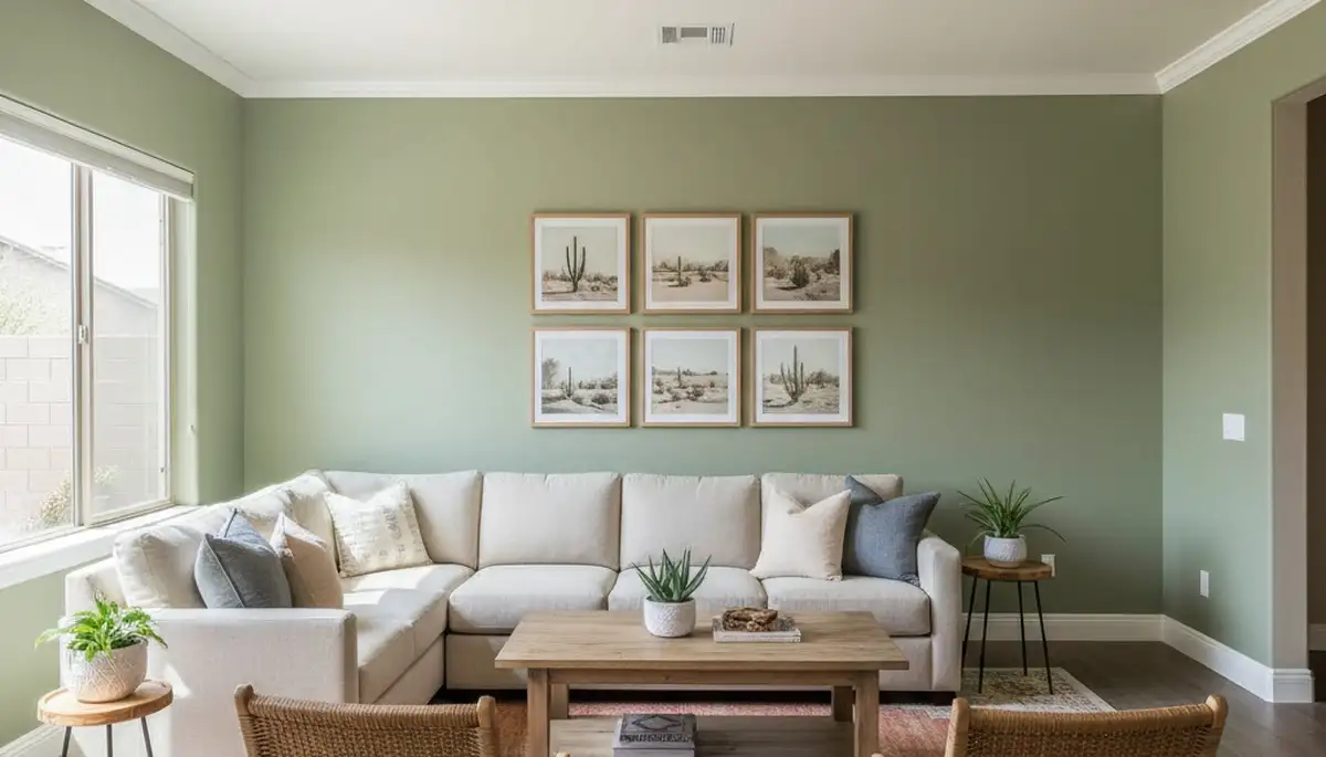 Professional interior house painting in Mesa, AZ with smooth finishes and fresh, modern wall colors