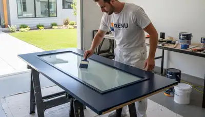 Professional door painting and refinishing service in Mesa, AZ for durable, sun-resistant finishes