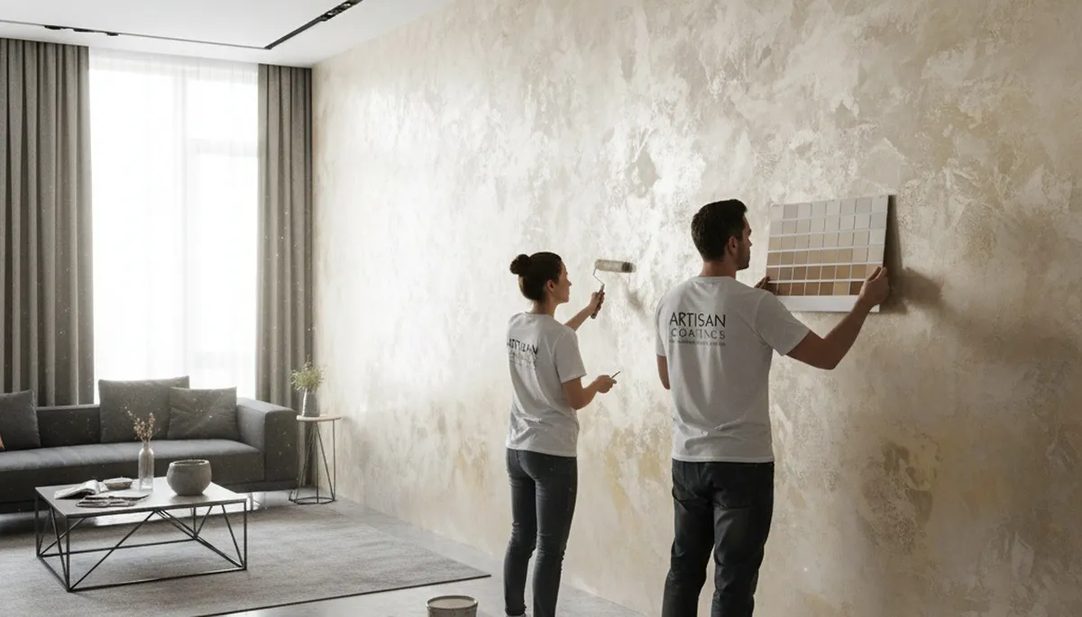 Professional faux painting and decorative wall finishes by expert painters in Mesa, AZ home interior