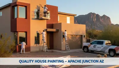 Mesa, AZ house painting service team providing professional interior and exterior painting for homes