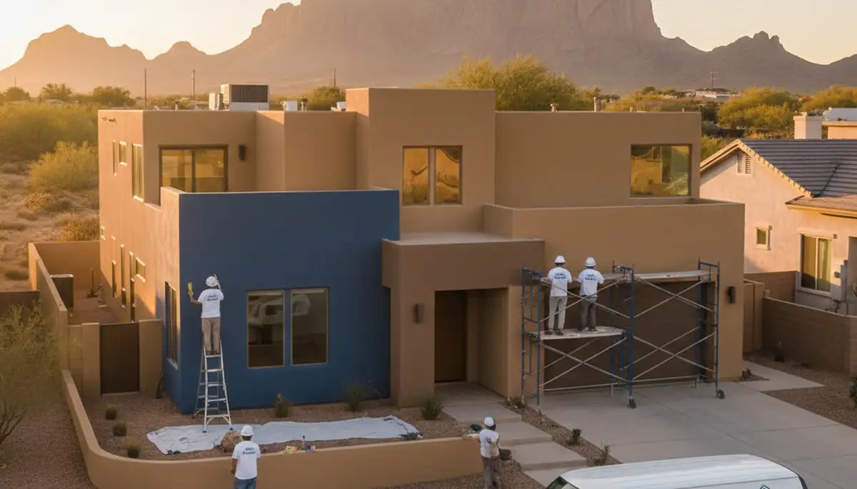 Mesa, AZ house painting services for residential exteriors and interior repainting