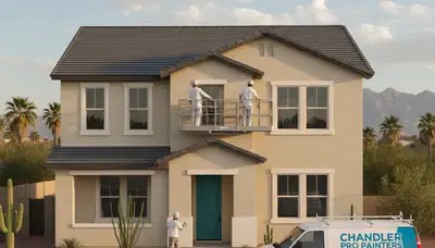 Professional house painters in Mesa AZ providing expert residential exterior painting services