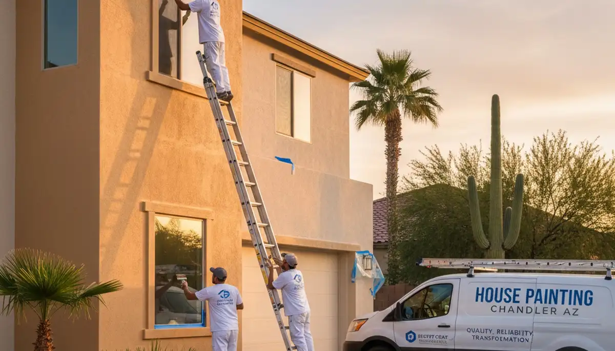 Professional house painting service in Mesa, AZ by paintermesaaz.com exterior painters