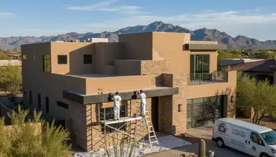 Mesa, AZ house painting services by Painter Mesa AZ for residential exterior and interior projects