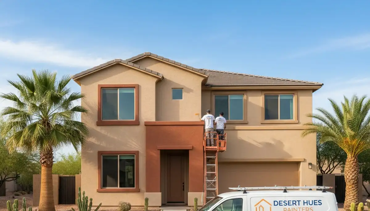 House painting services in Mesa, AZ by PainterMesaAZ for residential exterior and interior painting