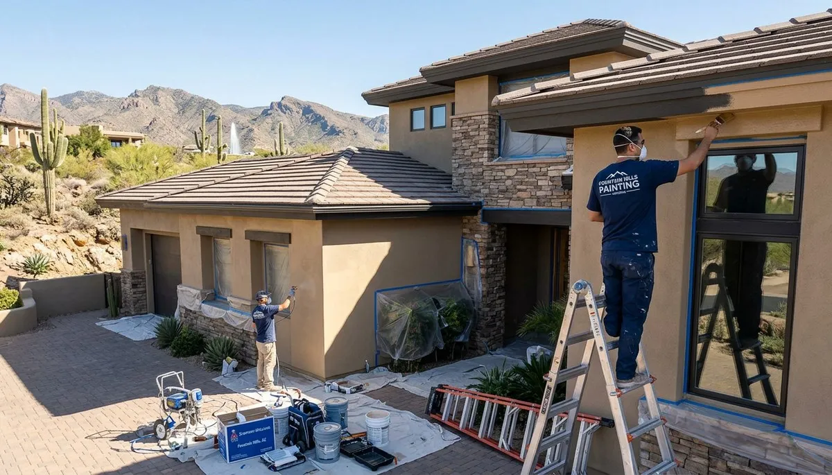 Professional house painting services in Mesa AZ by paintermesaaz.com experts