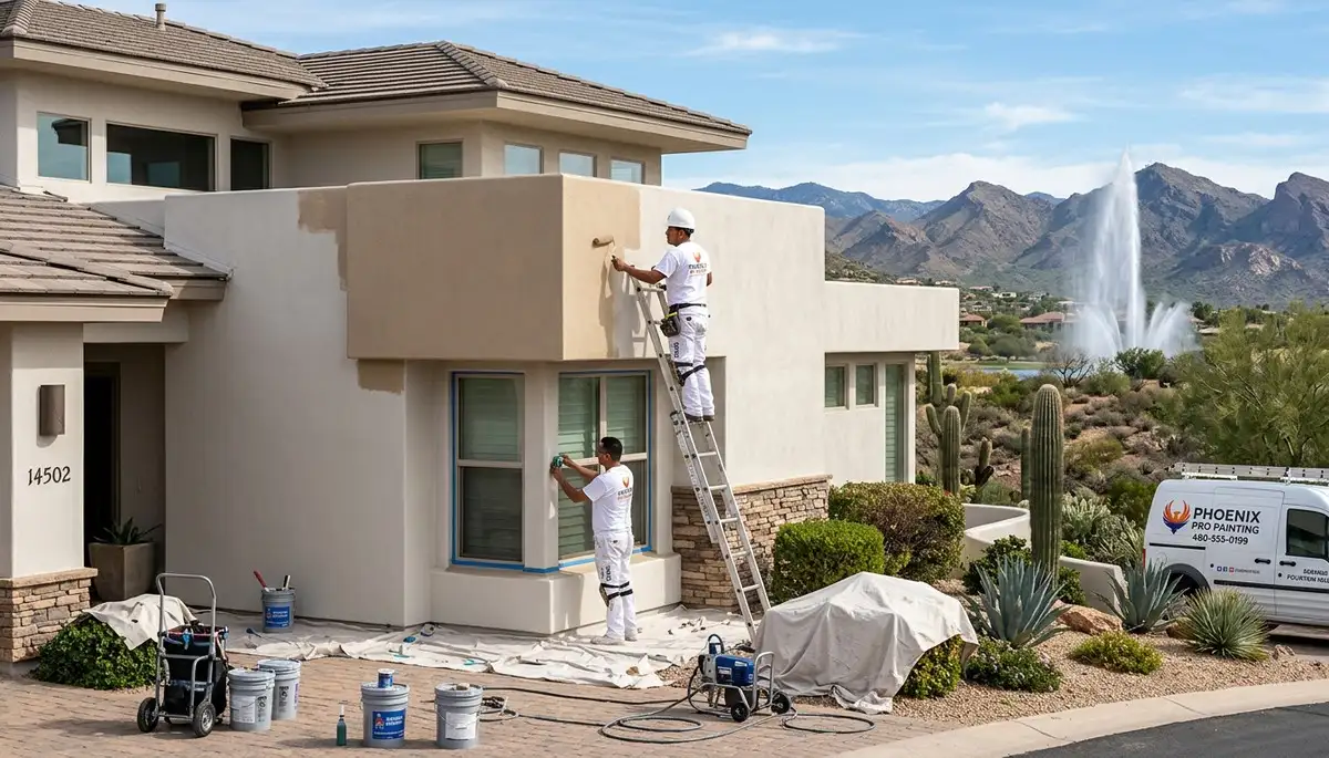 Professional house painting service in Mesa AZ by expert residential painters