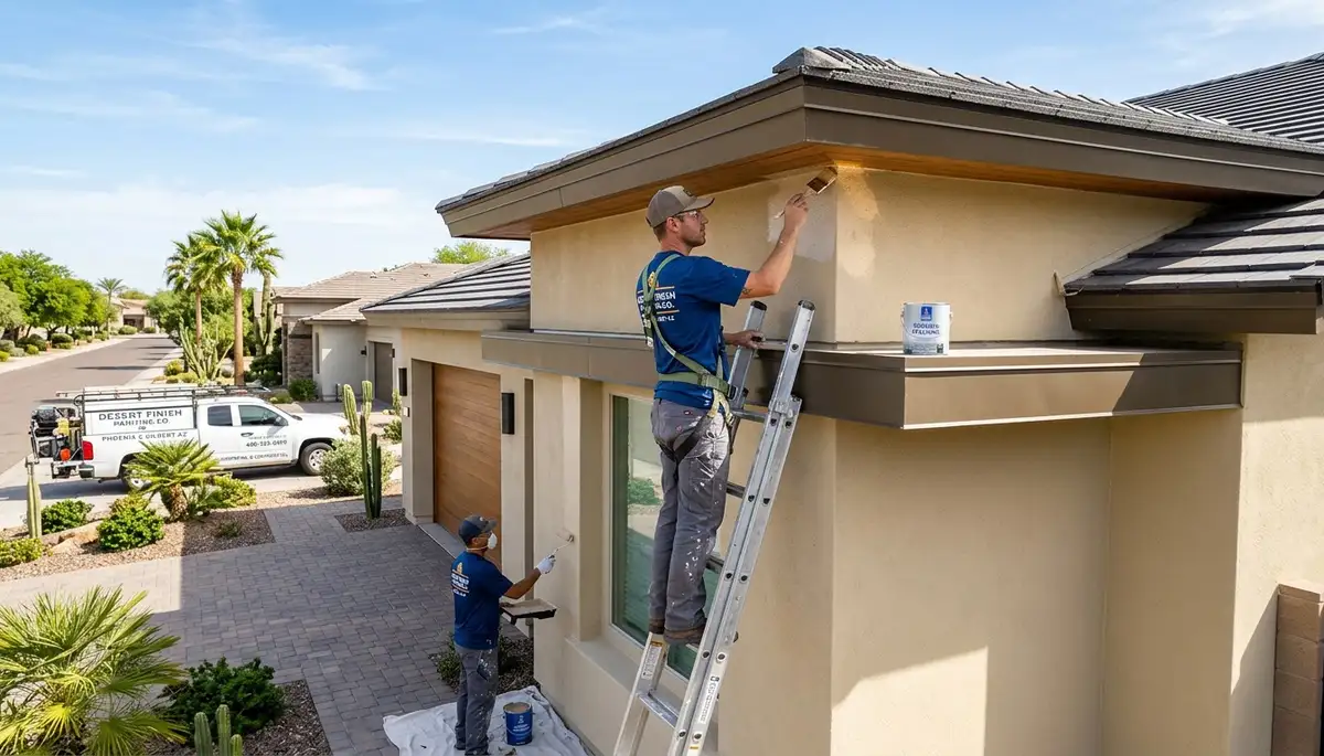 Professional house painters in Mesa AZ providing expert residential exterior painting services