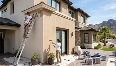 Professional house painting service in Mesa AZ by expert residential painters