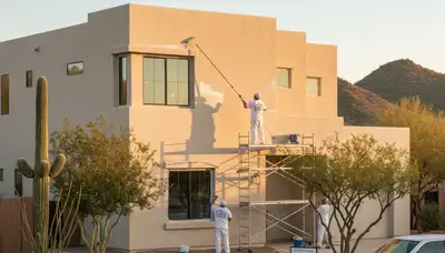 Mesa, AZ house painting service by Painter Mesa AZ for residential exterior and interior painting