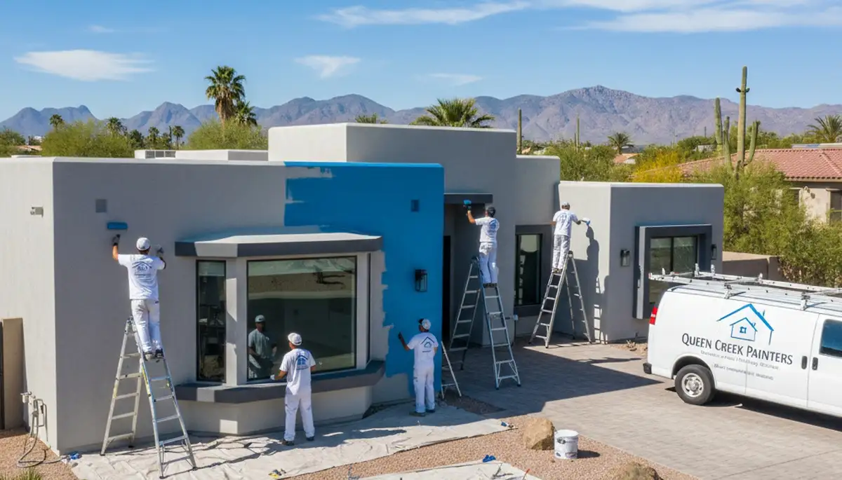 Mesa, AZ house painting team providing professional interior and exterior painting services