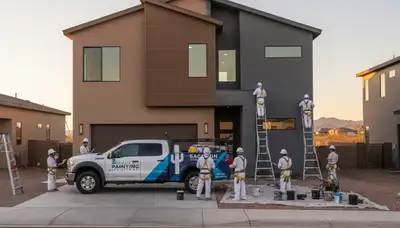 Mesa, AZ house painting contractor providing professional interior and exterior painting services