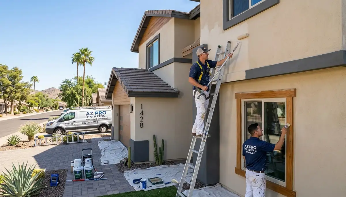 Professional house painters in Mesa AZ providing expert exterior and interior painting services