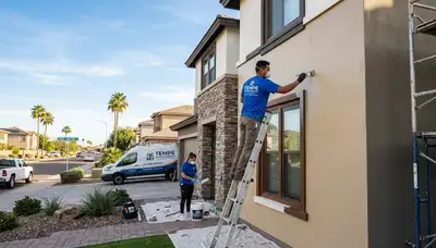 Professional house painters in Mesa AZ providing expert residential exterior painting services