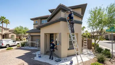 Professional house painters providing exterior home painting services in Mesa, AZ